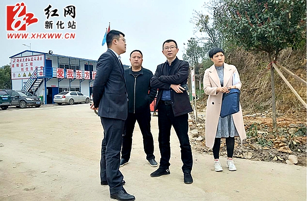 新化县发改局到桑梓镇各项目基地进行督查指导-新化站