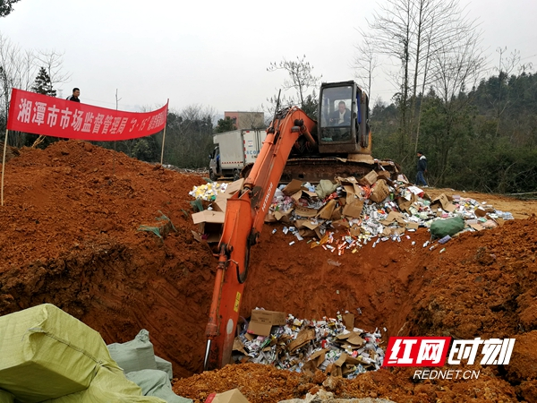 湘潭集中销毁一批假冒伪劣食品药品 货值1800余万元（图）