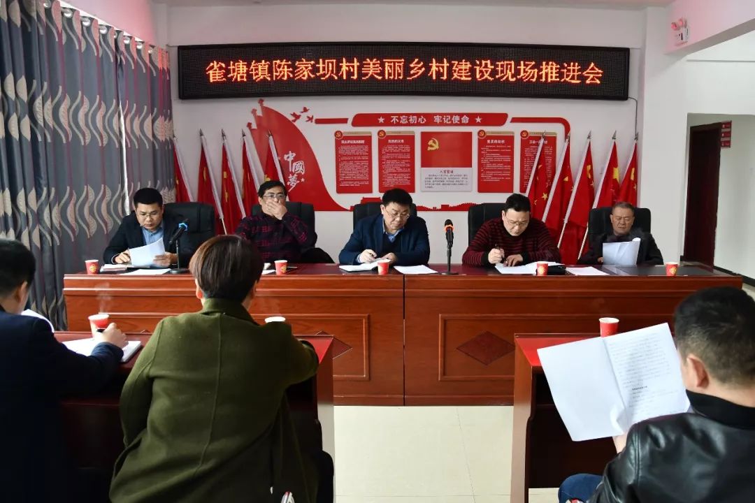 杨肇晖指导陈家坝村美丽乡村建设