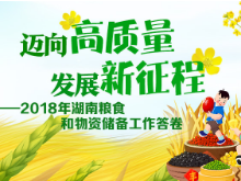 H5|迈向高质量发展新征程——2018年湖南粮食和物资储备工作答卷