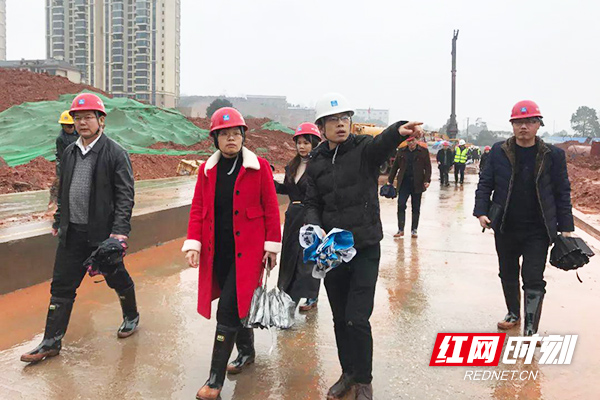 天元区教育局召开白鹤菱溪学校建设现场调度会