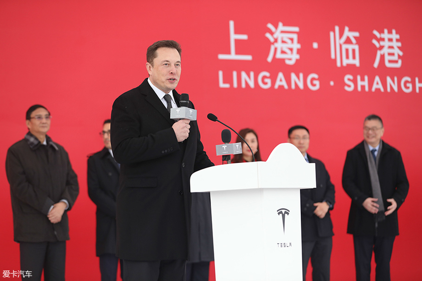 特斯拉上海工厂开工