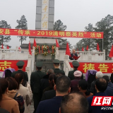 东安举行清明祭英烈活动