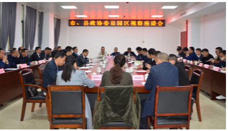 市县政协委员视察红花园工业园