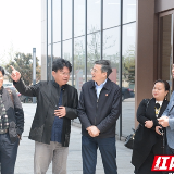 共推湘商文化发展 长沙市工商联主席彭继球在金鹰科技园调研