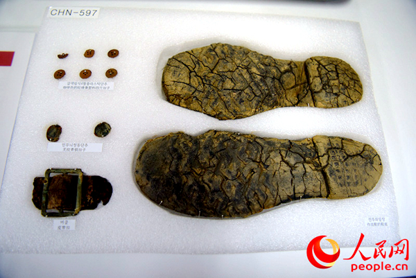 图为中国人民志愿军烈士相关遗物。夏雪摄