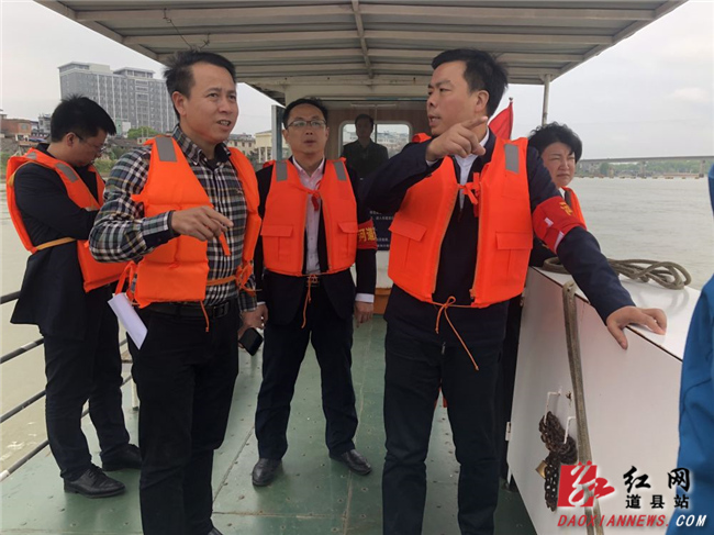 吴志雄带队深入道县开展落实巡河工作
