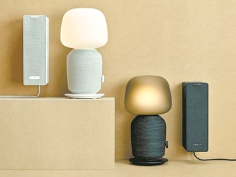 音箱与家居设计配合“化身”台灯