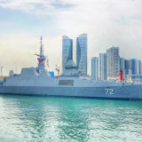 庆祝中国海军70华诞，首艘外国舰艇抵达青岛