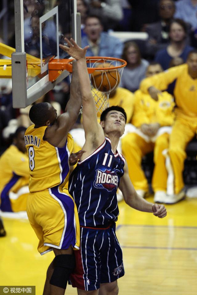 资料图:科比vs姚明.