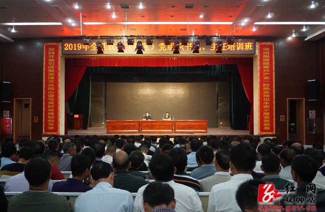   2019年全县农村（社区）党组织书记、主任培训班开班