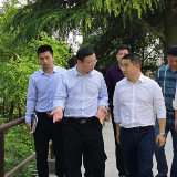 张海成到炉观镇督导捐资兴教工作