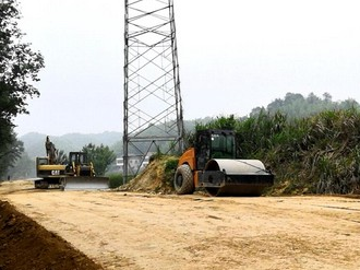 桃江县花果山堤垸新建一条防汛道路 预计年底可竣工通车