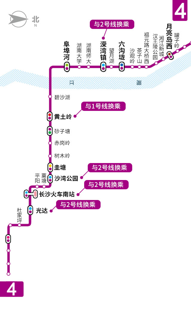 4号线线路图图片