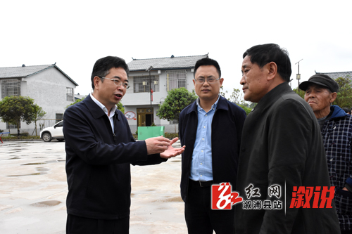 谢商成深入桥江镇黄潭村调研易地扶贫搬迁后续工作