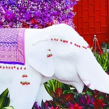 在北京世园会园区品读文化魅力：览千里江山 看世界文化