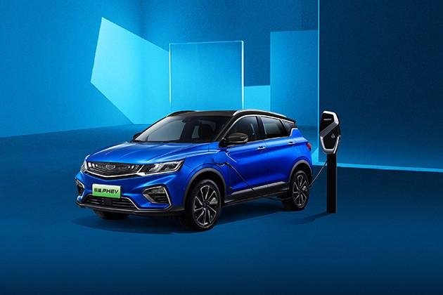 纯电续航超60km/油耗1.4L 吉利缤越PHEV官图