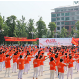 燃！常宁千人同跳大型排舞，礼献新中国70周年