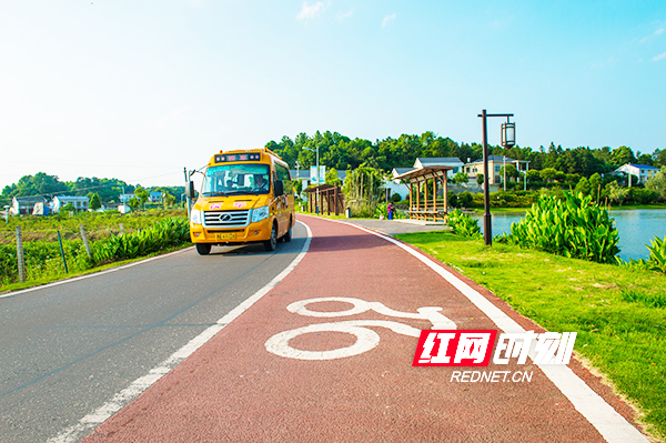校车行驶在开慧镇的乡村公路上（图片来源-华声在线）.jpg