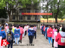 冷水滩花桥街镇开展防溺水安全教育进校园