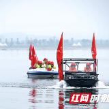 “海陆空”齐上阵 国网湖南电力举行2019年防汛应急演习