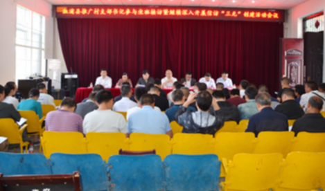 溆浦县推广村支部书记参与乡镇坐班接访暨继续深入开展信访“三无”创建活动会议召开