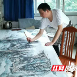翰墨丹青绘乡愁  益阳这位“业余”画家四十年笔耕不辍