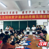 泸溪举办踏虎凿花培训班 农村贫困妇女受益匪浅