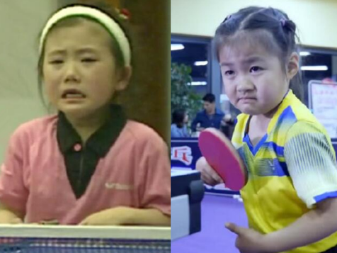 中国5岁“小小福原爱”走红，被训哭也要坚持
