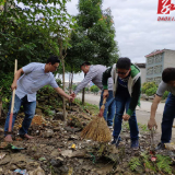道县：开展“参与环境整治，共建清洁家园”主题党日活动