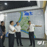 萍乡市党政代表团来长考察 胡衡华会见