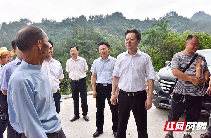 市委书记虢正贵调研防汛抗旱工作