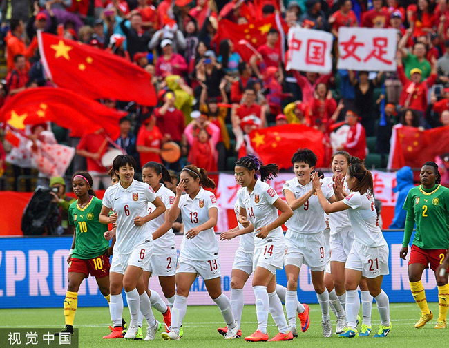 中国女足即将出战世界杯.图/视觉中国