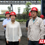 张迎春到湘钢现场办公