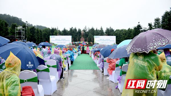全民义务植树系列宣传湖南站活动在韶山启动 张迎春致辞（图）