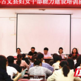 古丈县妇女干部能力建设培训班开班