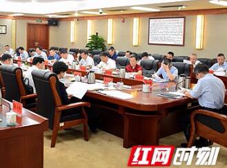 湘潭市委财经委员会第一次会议召开 审议“一规则一细则”（图）