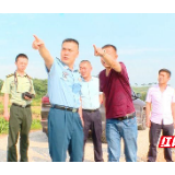 李立明到插旗镇检查防汛工作　走访慰问老党员