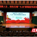 吉凤公安分局组织开展禁毒宣传教育进校园活动
