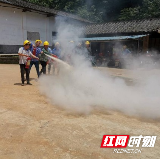 浏阳淳口镇烟花企业开展“安全生产月”消防演练活动