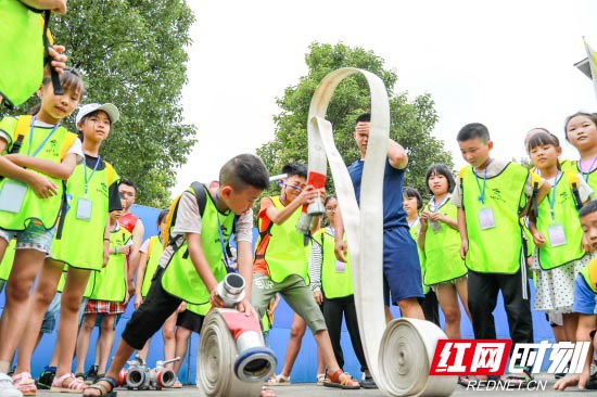 【平安消防】张家界消防夏令营开启平安暑假