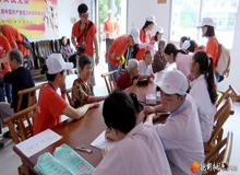 长沙医学院中医学院志愿服务队来桃源开展社会实践活动