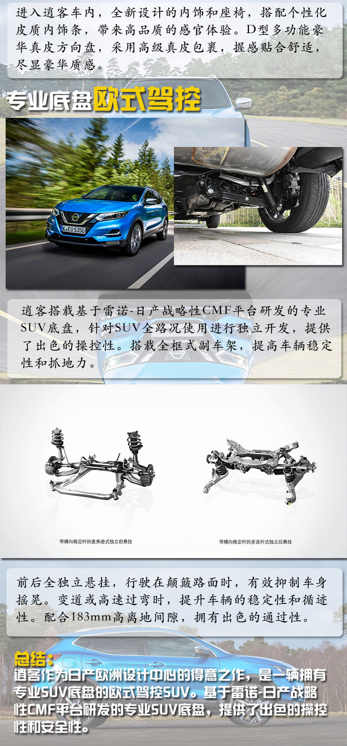 同级仅有的专业SUV 奕歌/逍客/科雷嘉如何选-图5