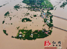 东安县遭受持续强降雨袭击 17个乡镇场受灾转移群众1830人