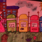 “党建＋网格”助力垃圾分类 萌娃手绘新时尚