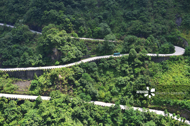 2019年7月25日，湖南张家界天门山景区绿树成荫，被称为
