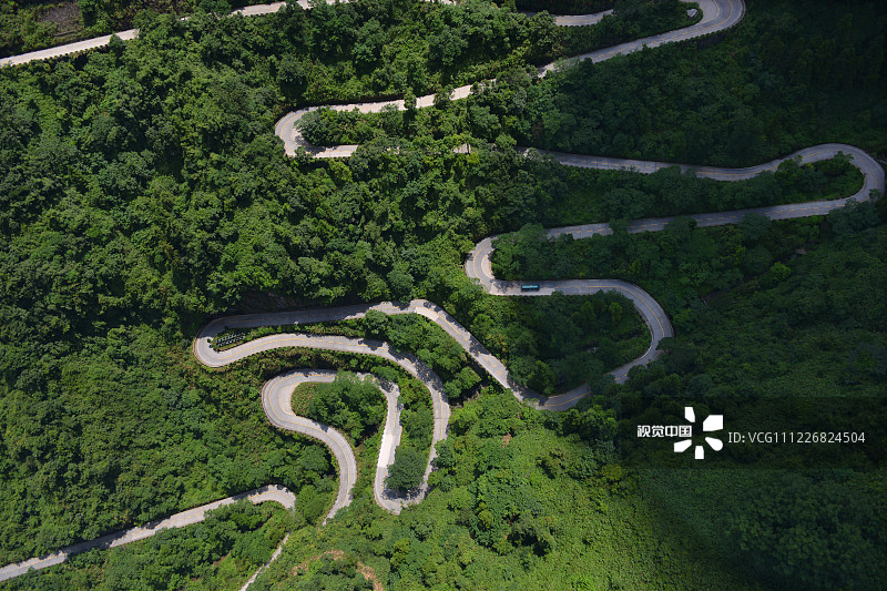 2019年7月25日，湖南张家界天门山景区绿树成荫，被称为
