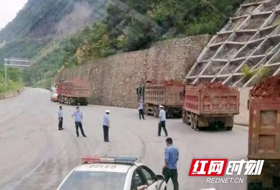 【桑植警事】桑植交警出重拳“治超” 六辆渣土车被查