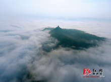 靖州：飞山景区显云海奇观