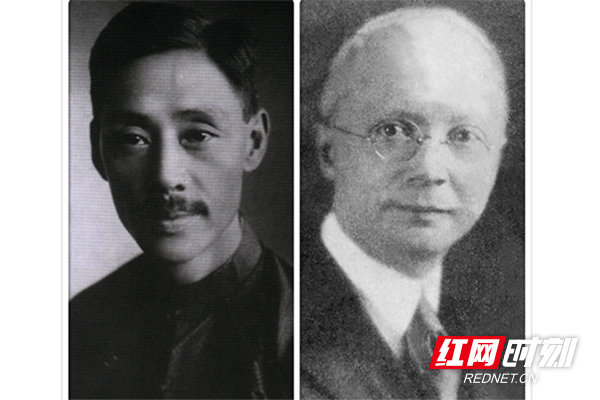 三湘四水不缺妙手仁医。8月19日是第二个中国医师节，让我们以一组老照片，追寻湖南医疗界的前辈足迹。图为湘雅医学院创始人颜福庆博士（左）与湘雅医院创始人爱德华·胡美博士（右）。（图片来源：湖南省卫生健康委宣传处）